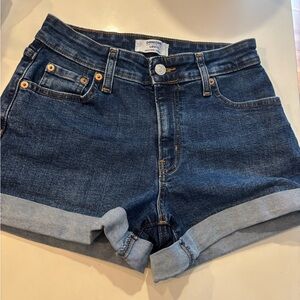 Denizen from Levi's Dark Blue Jean Shorts